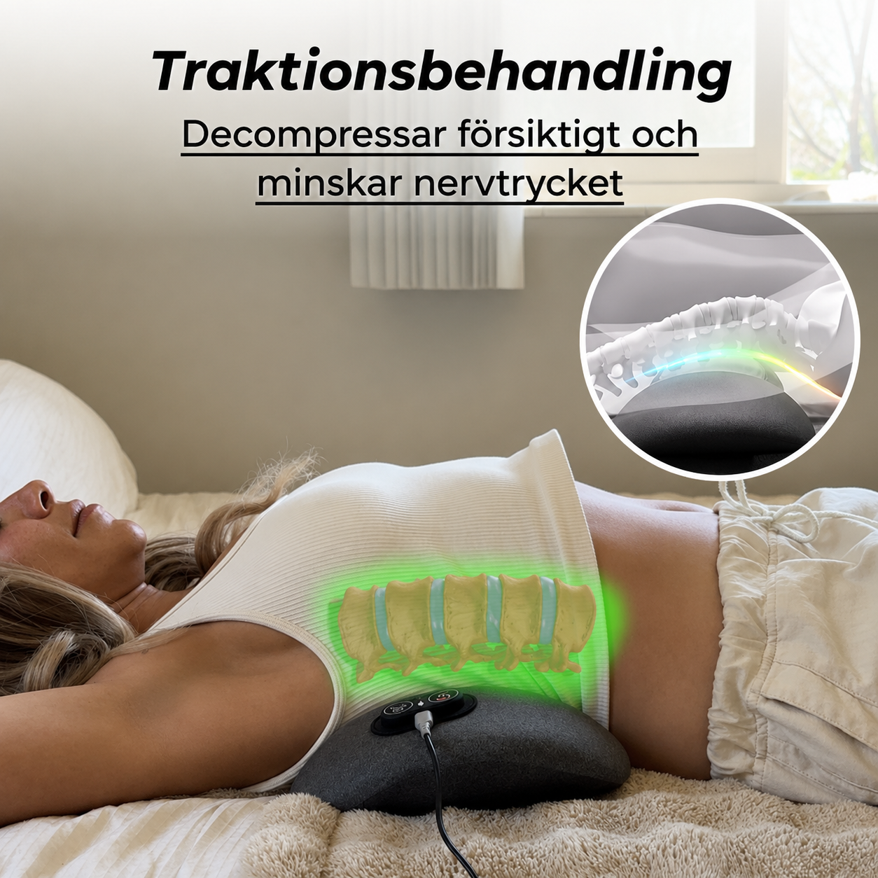 Bli av med ditt ryggsmärta och ischias utan operation på 15 minuter om dagen