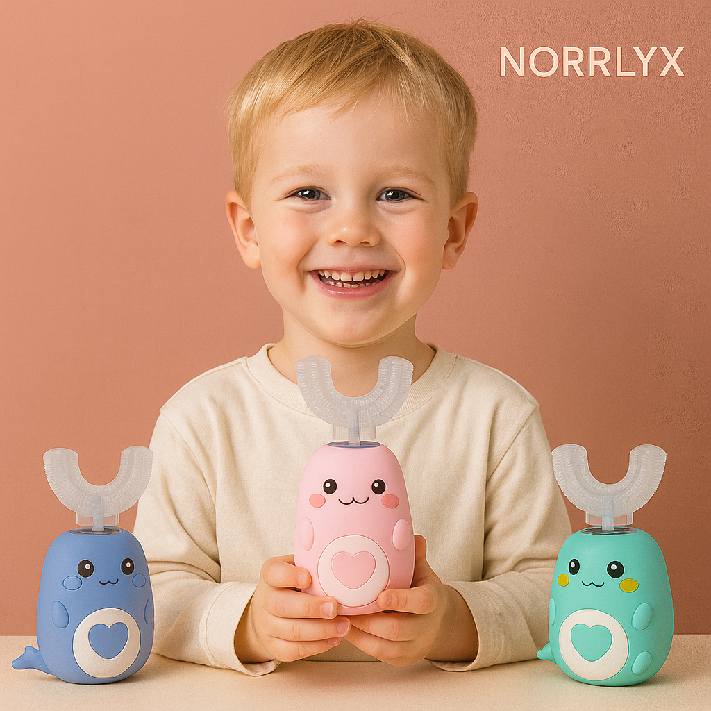 Smart U-formad barntandborste – gör borstningen rolig, snabb och effektiv