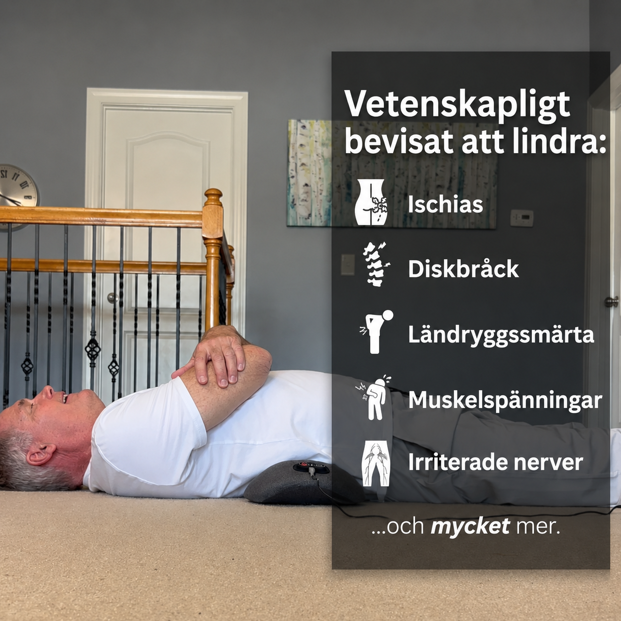 Bli av med ditt ryggsmärta och ischias utan operation på 15 minuter om dagen