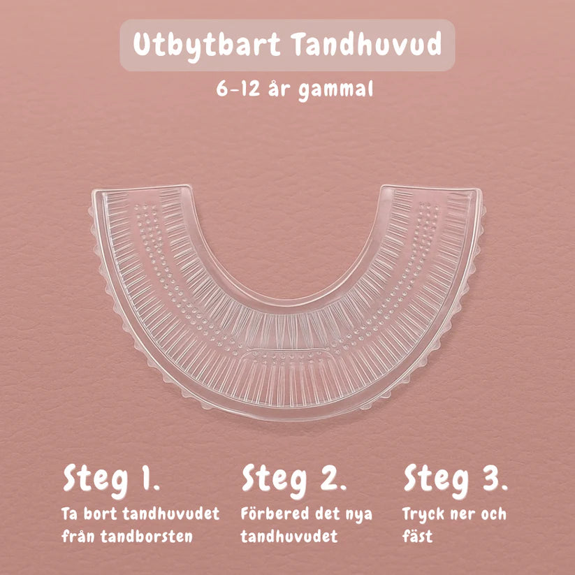 Smart U-formad barntandborste – gör borstningen rolig, snabb och effektiv